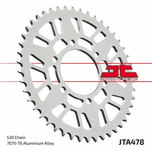 Aluminum ultralight sprocket - aluminum,