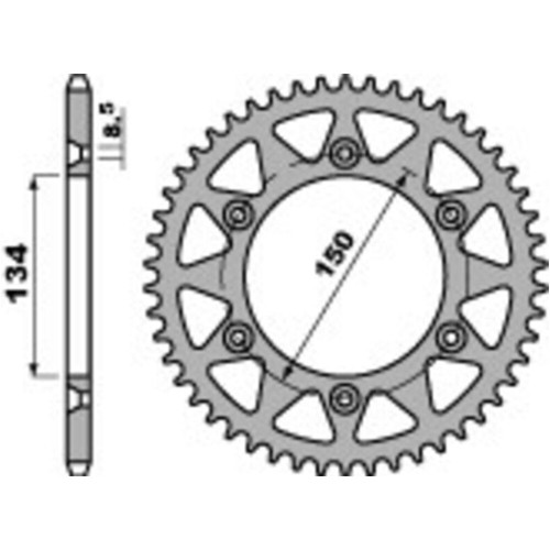 Ultralight rear aluminum - rear,